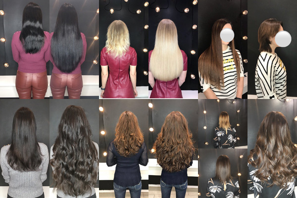 Горячее наращивание волос